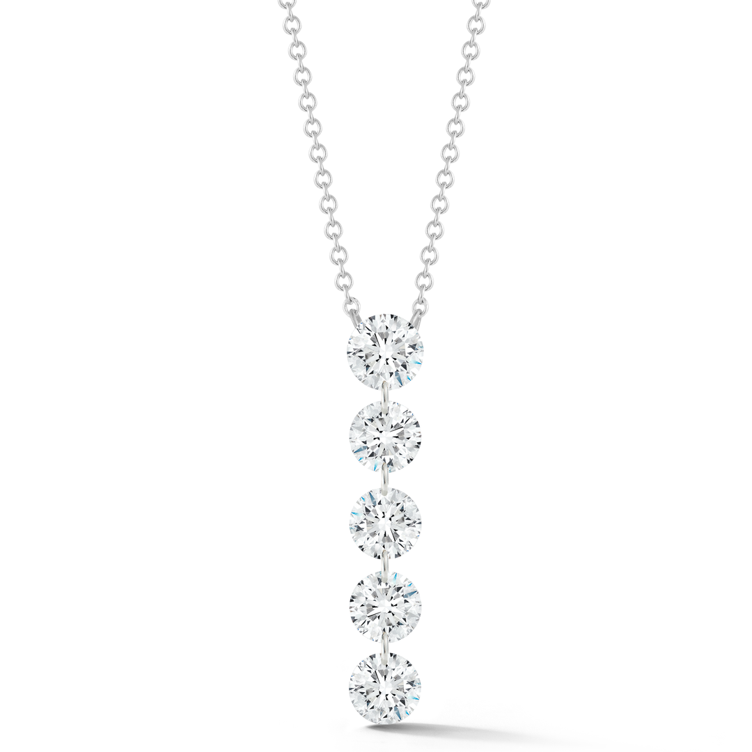 Diamond Necklace In 18K Gold
