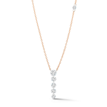 Diamond Necklace In 18K Gold