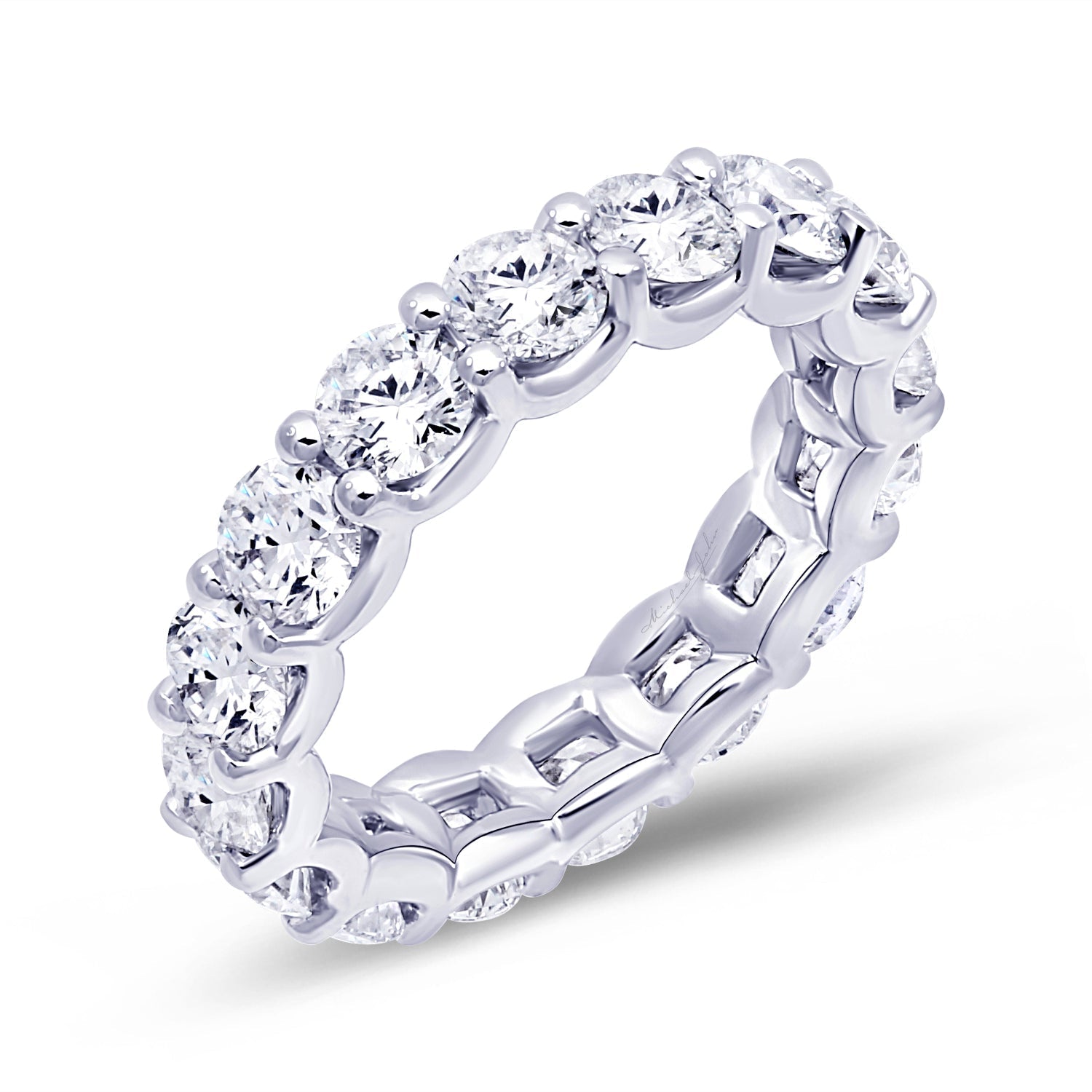 Diamond Eternity Wedding Band In 18K Gold