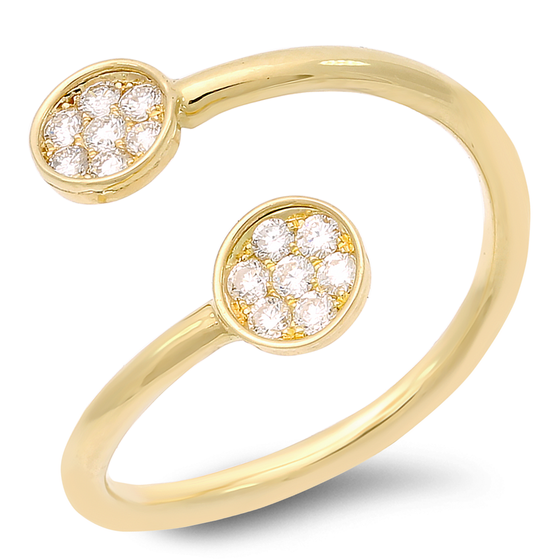 Diamond Pave Ring In 18K Gold