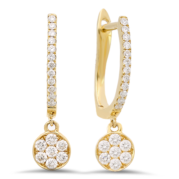 18K Yellow Gold Earrings