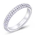 18K White Gold Diamond Eternity Band
