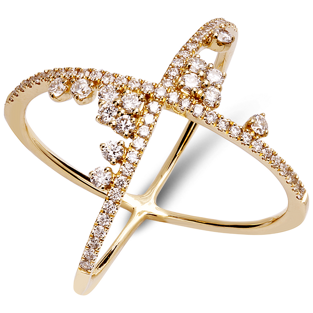 18K Gold Diamond Ring