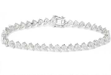 18K White Gold Diamond Tennis Bracelet