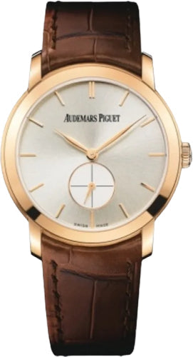 Audemars Piguet Jules Audemars Small Seconds 33mm Silver Index Rose Gold Leather | 77238OR.OO.A088CR.01