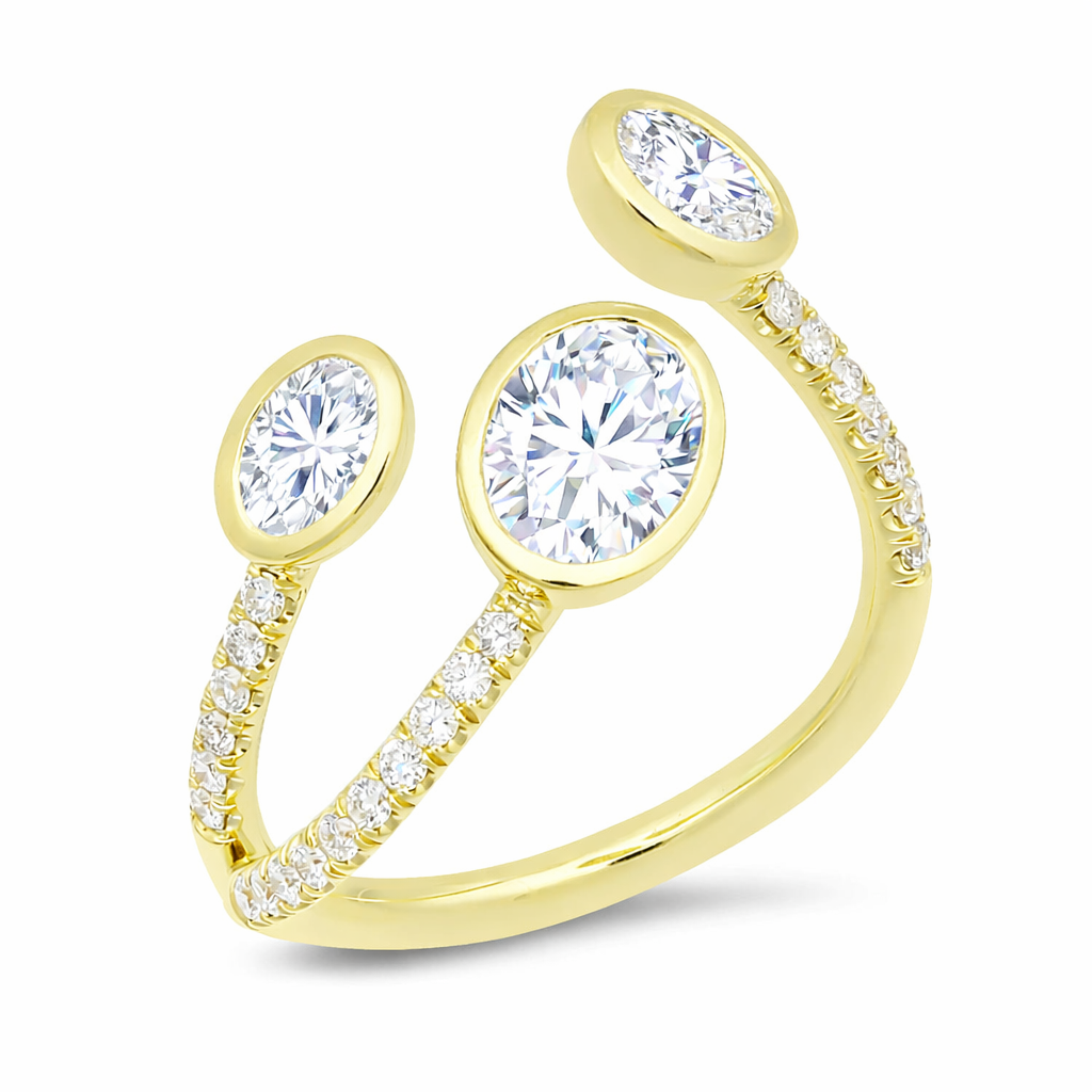 18K Gold Diamond Ring