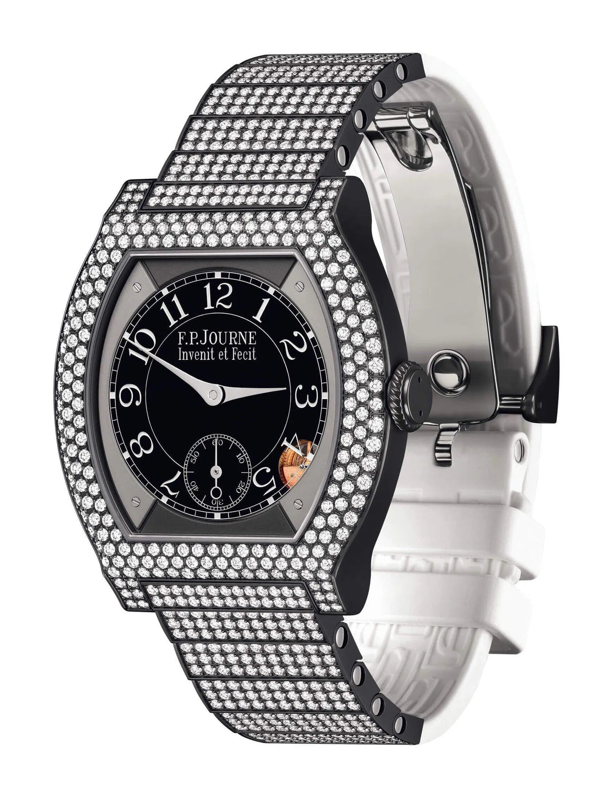 F.P.Journe élégante 40 Titalyt 12 Rows of Diamonds with Set Bracelet - 1210