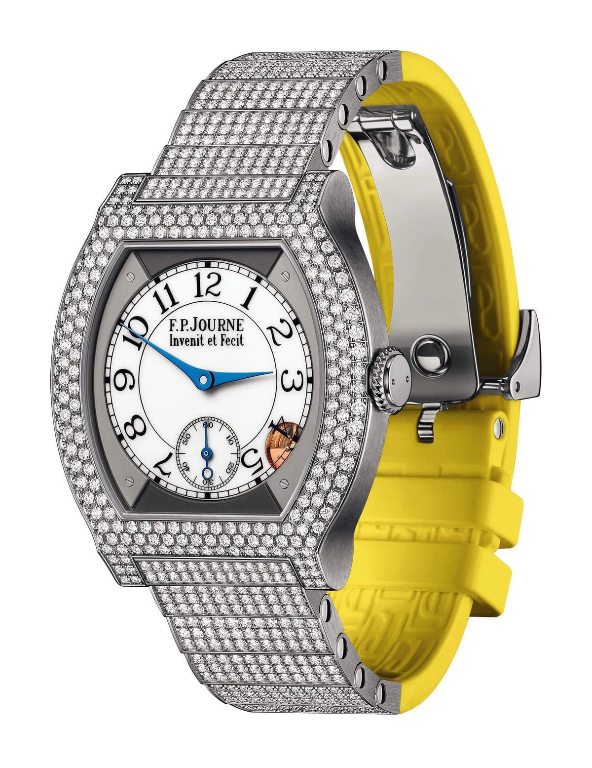 F.P.Journe élégante 40 Titanium 12 Rows of Diamonds with Set Bracelet - 1210