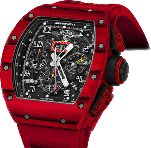 Richard Mille Chronograph Flaming Red TPT Quartz 50mm Openworked - RM11-FM