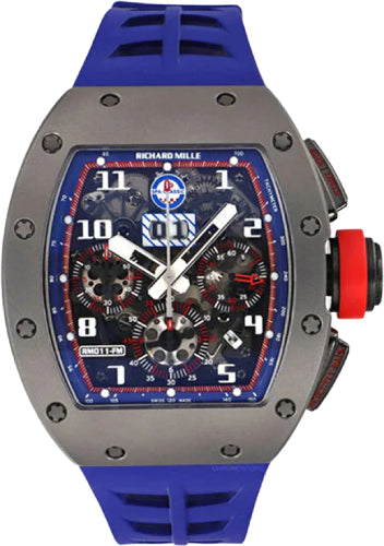 Richard Mille Chronograph Titanium "Spa Classic" Openworked Dial 50mm - RM11-FM