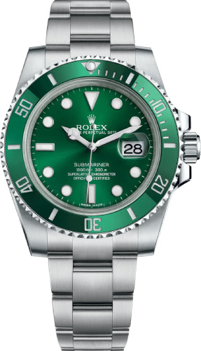 Rolex Submariner Date "Hulk" Stainless Steel 40mm Green Dial 116610LV - 2019