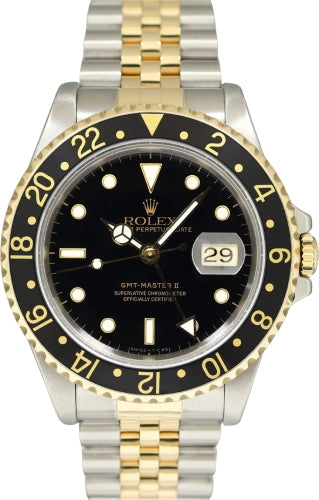 Rolex GMT-Master II 40mm  Black Dial Jubilee bracelet - 16713 - 1989