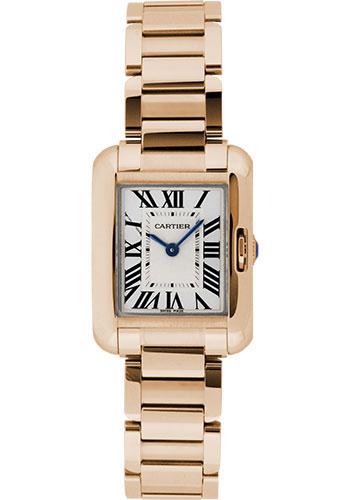 Cartier Tank Anglaise Watch - Small Pink Gold Case - W5310013