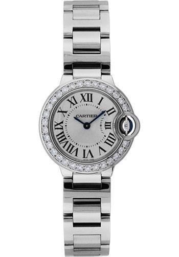 Cartier Ballon Bleu de Cartier Watch - Small White Gold Case - Diamond Bezel - WE9003Z3