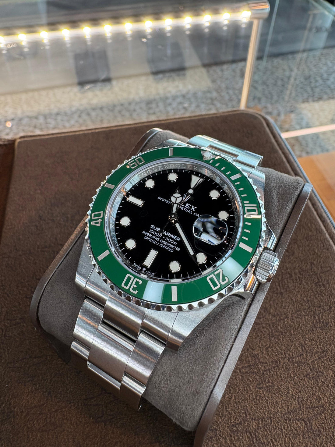 Rolex Steel Submariner Date Watch - The Starbucks - Green Bezel - Black Dial - 2023 Release - 126610LV