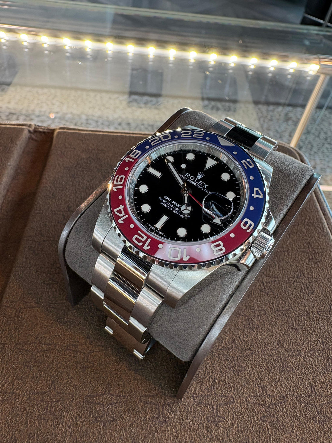 Rolex GMT-Master II White Gold Black Dial & Red/Blue Ceramic Bezel Oyster Bracelet 116719BLRO - 2014