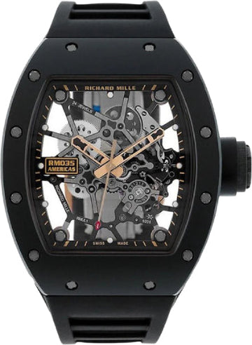 Richard Mille Limited Edition Rafael Nadal "Americas Black Toro" 48mm Openworked Dial | RM35