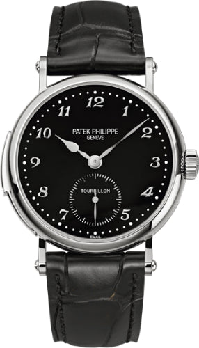 Patek Philippe Grand Complications Black Arabic White Gold 37mm Leather Manual | 5539G-001