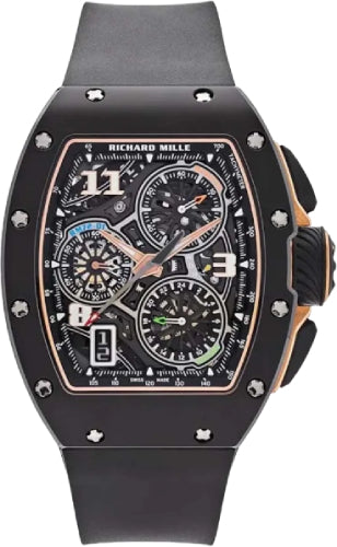 Richard Mille Black Ceramic Automatic Winding Lifestyle Flyback Chronograph | RM72-01 (3)