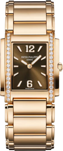 Patek Philippe Twenty~4 Ladies Rose Gold Brown Dial | 4910/1201R-001