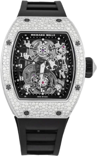 Richard Mille Chronograph Tourbillon White Gold Diamond Bezel 48mm Openworked Dial | RM17-01 (3)