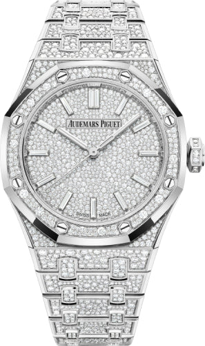 Audemars Piguet Royal Oak 37mm Self Winding White Gold Diamond Dial | 15552BC.ZZ.1358BC.01