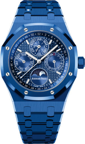 Audemars Piguet Royal Oak 41mm Perpetual Calendar Ceramic Blue Dial | 26579CS.OO.1225CS.01