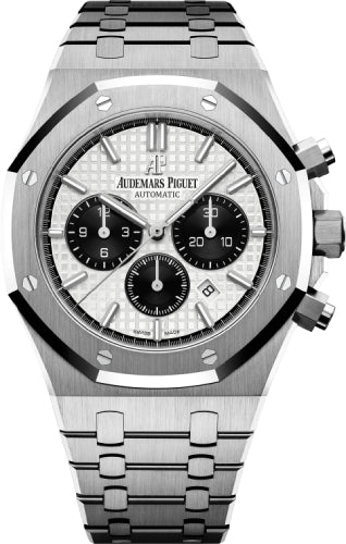 Audemars Piguet Royal Oak "Panda" Chronograph Steel 41mm Silver White Index Steel Bracelet | 26331ST.OO.1220ST.03