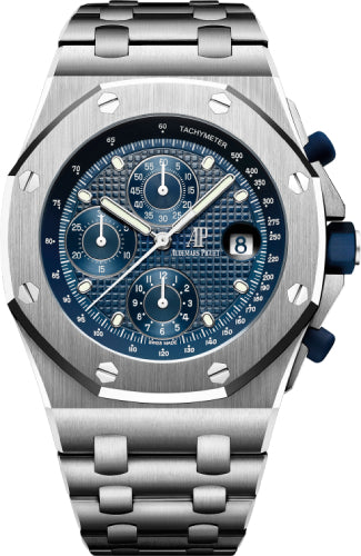 Audemars Piguet Royal Oak "The Beast" Offshore Chronograph Stainless Steel 42mm Blue Dial | 26237ST.OO.1000ST.01