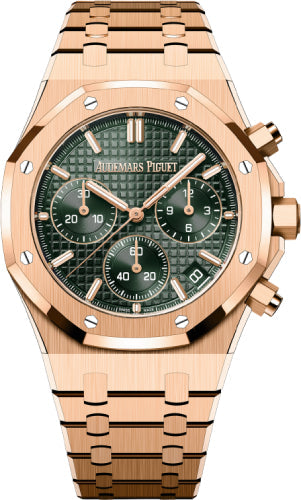 Audemars Piguet Royal Oak 41mm Chronograph Rose Gold Khaki Green Dial | 26240OR.OO.1320OR.08