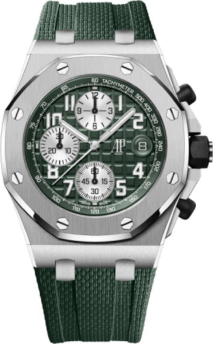 Audemars Piguet Royal Oak Offshore 42mm Chronograph Titanium Green | 26238TI.OO.A056CA.01