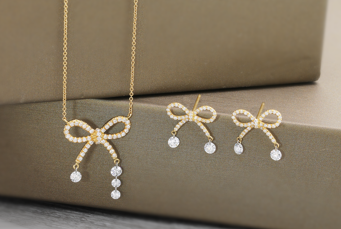 18K Gold Diamond Pendant