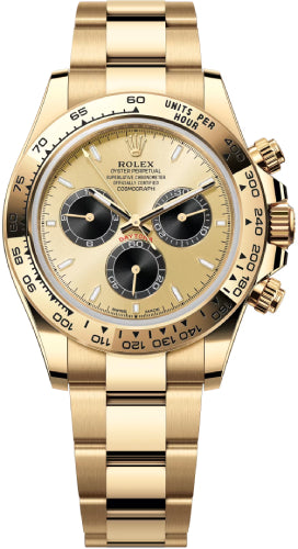 Rolex Daytona Yellow Gold Golden and bright black Dial Yellow Gold Bezel - Oyster Bracelet - 126508 - 2025