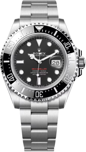 Rolex Sea-Dweller Stainless Steel 43mm Black Dial Watch - 126600