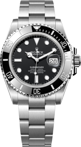 Rolex Submariner Date Stainless Steel 41mm Black Dial Watch - 126610LN - 2022