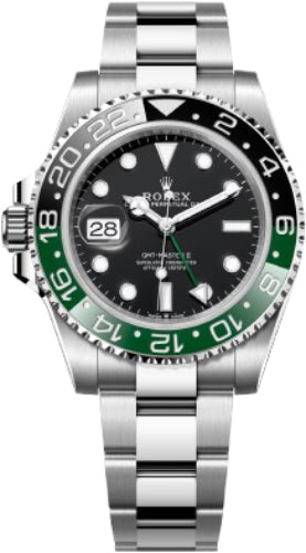 Rolex GMT-Master II "Sprite" Stainless Steel Black Dial Oyster Bracelet 126720VTNR - 2023