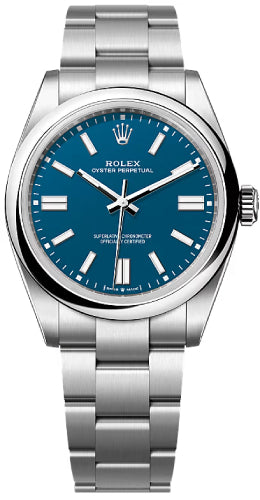 Rolex Oyster Perpetual 41 Blue Dial Oyster Bracelet Watch | 134300 | 2025