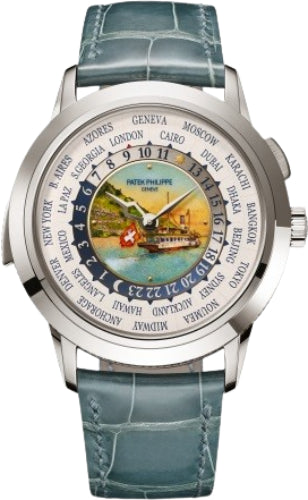 Patek Philippe Grand Complications Minute Repeater World Time White Gold Grand Feu Cloisonne Enamel Dial | 5531G-001