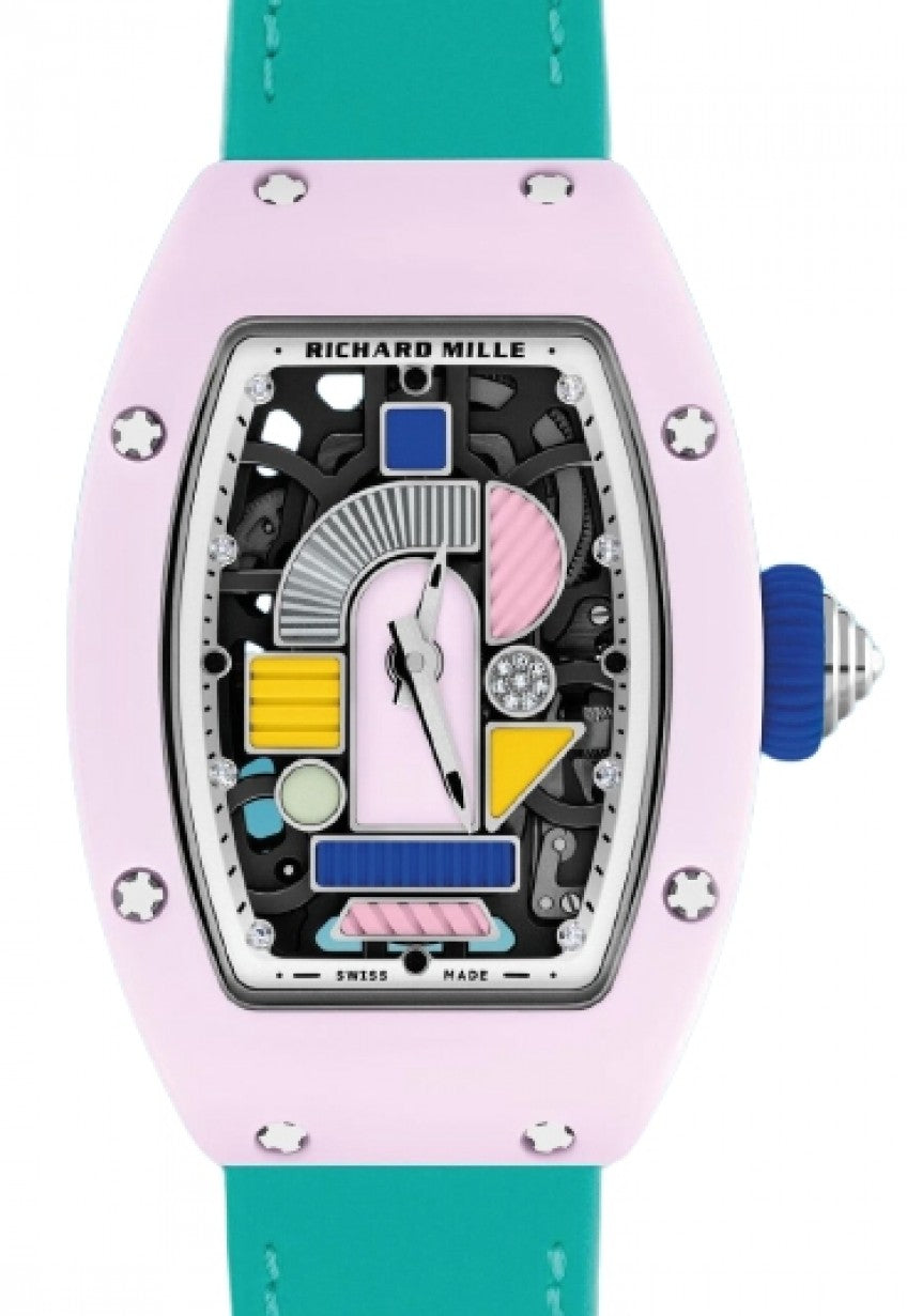 Richard Mille Automatic Winding Coloured Ceramic Blush Pink RM 07-01 - BRAND NEW