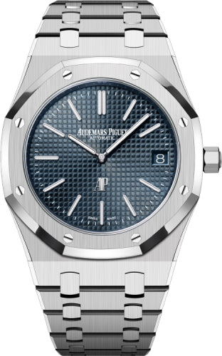 Audemars Piguet Royal Oak Jumbo 39mm Extra-Thin Stainless Steel Blue Dial | 16202ST.OO.1240ST.02